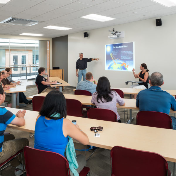 Classroom with students