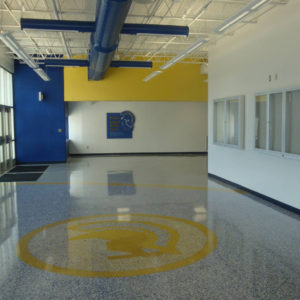 Hallway of school