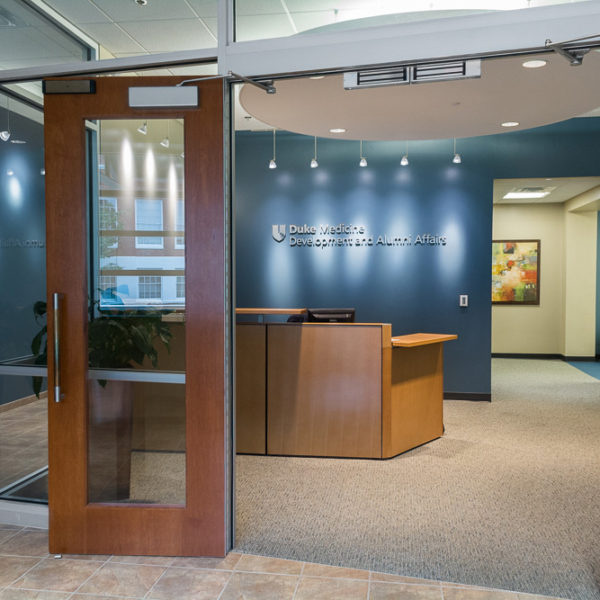 Lobby and reception desk