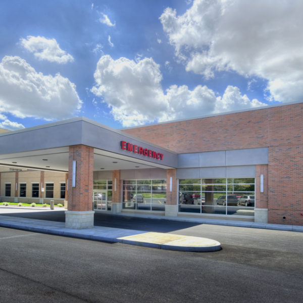 Entrance to emergency department