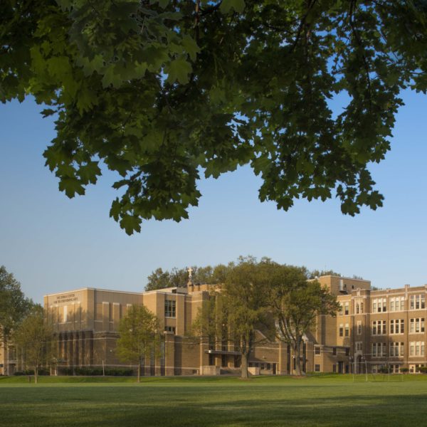 Overall exterior of the school