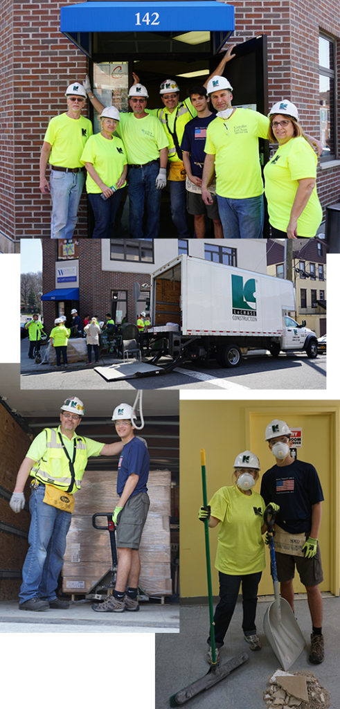 Team members with scouts and LeChase Truck