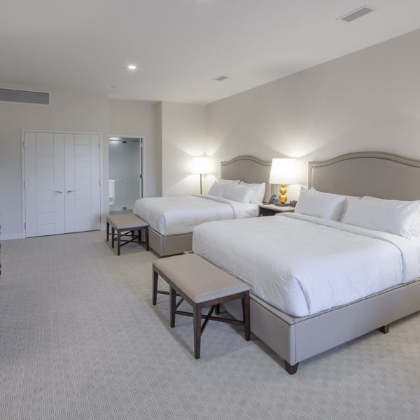 Hotel Room with two queen beds