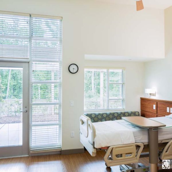 UNC Chatham Park Hospice patient room