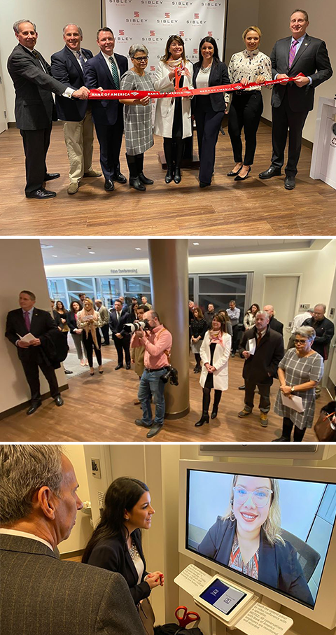 Images from BOA financial center ribbon cutting, Rochester, N.Y.