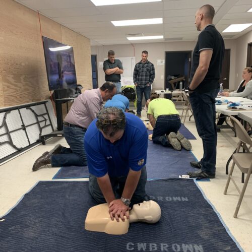 Armonk team CPR Training