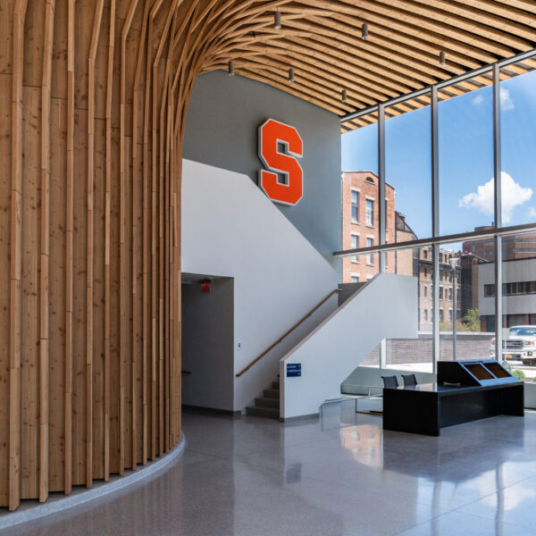 Photo of NVRC National Veterans Resource Center Interior of Installed Block S in the Atrium