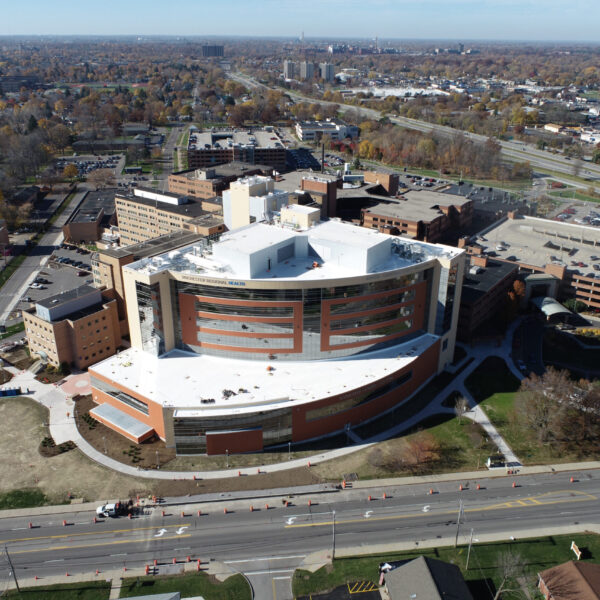 Rochester Regional Health - Center for Critical Care - Aerial