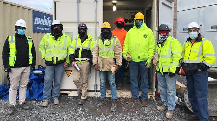 Monroe Roadways crew recognized by LeChase.