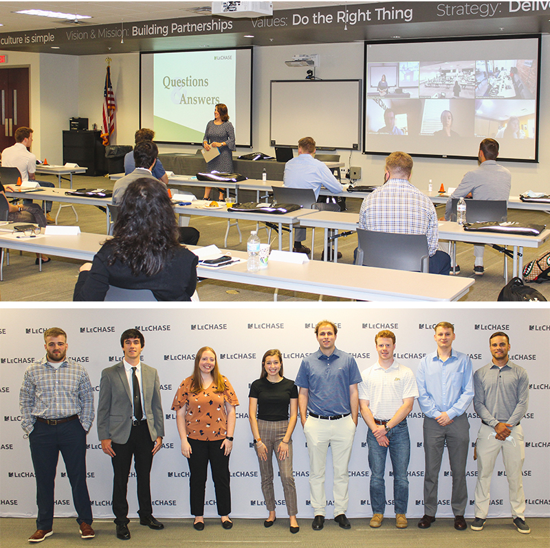 summer interns during the welcome event