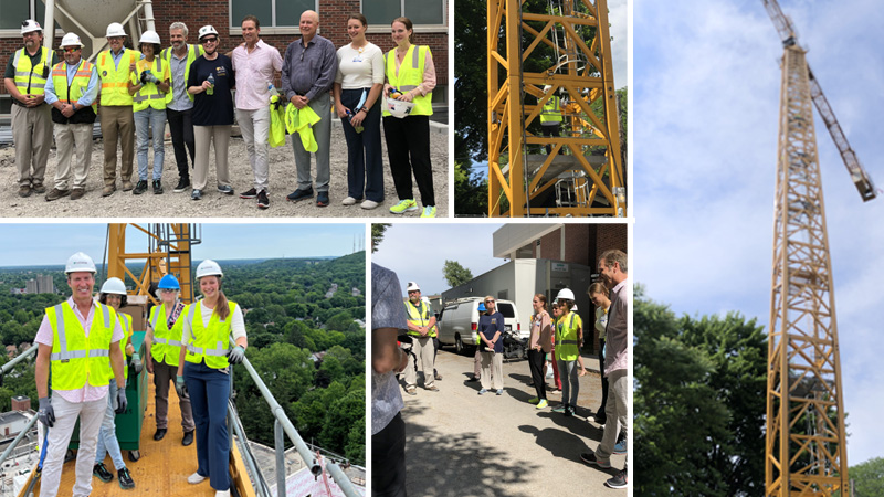 Highland Hospital hosts tower crane climb