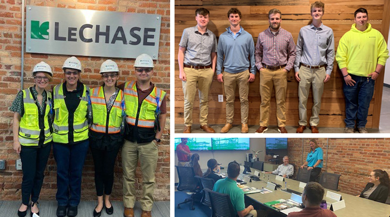 Some of the LeChase 2022 summer interns
