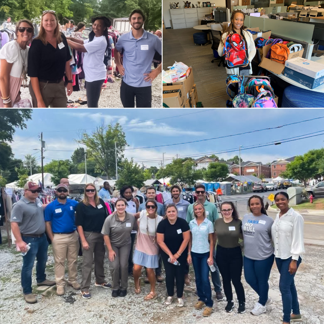 LeChase employees participated in the Durham Rescue Mission Back-to-School Party and Backpack Giveaway