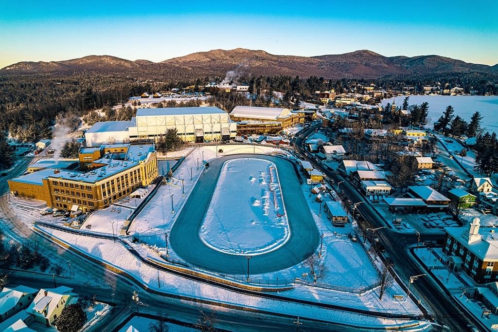 LeChase helps celebrate completion of Lake Placid Olympic Center