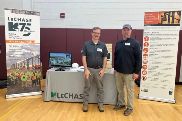 Paul and Mark at LeChase table