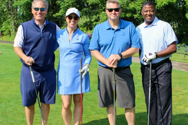 Golfers on the course