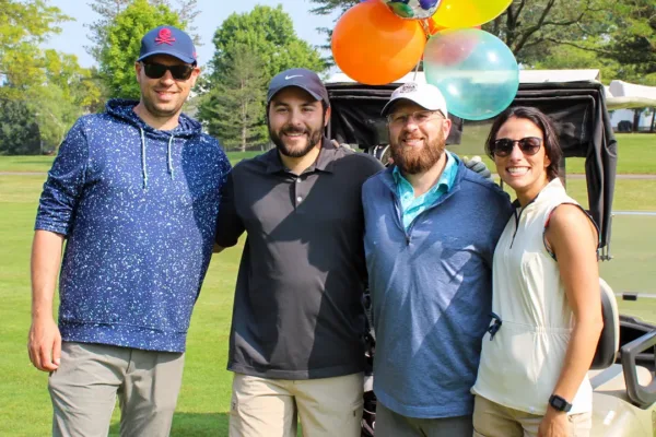 Golfers on the course