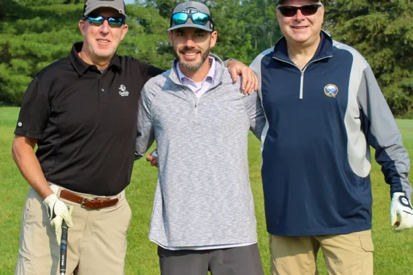 Golfers on the course