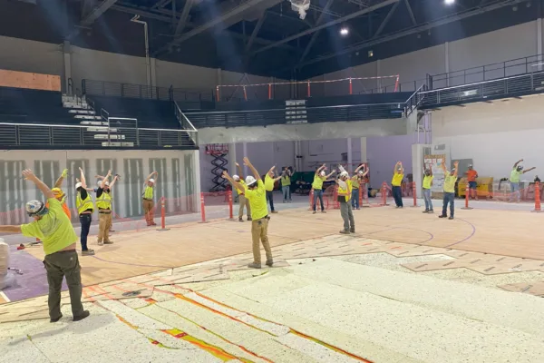 UAlbany Stretch and Flex Safety Huddle