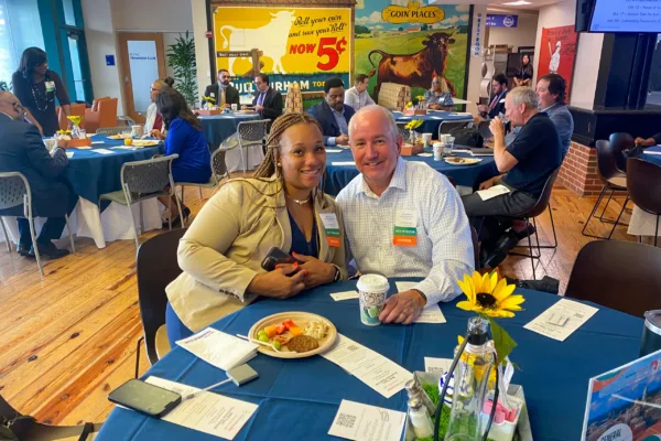 Denise and Denny at the Chamber event