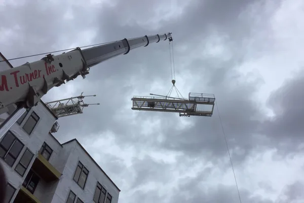 500 Block Tower Crane Dismantle