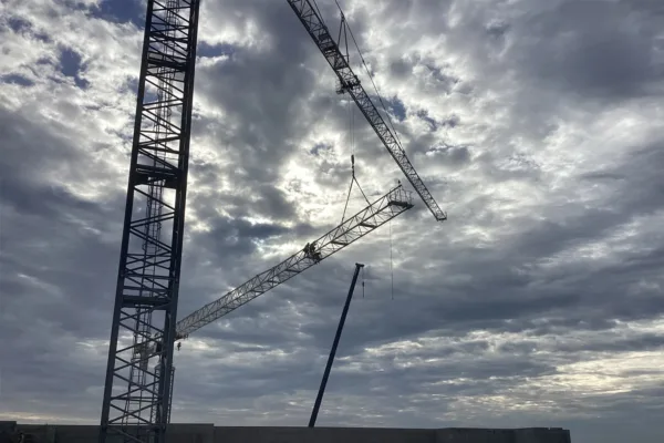 500 Block Tower Crane Dismantle