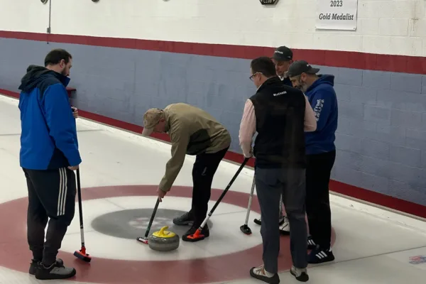 Team LeChase at Curling for the Community