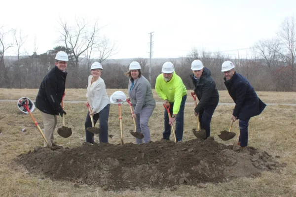 LeChase team at Crossroads Groundbreaking