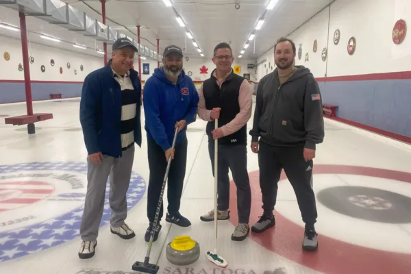 Team LeChase at Curling for the Community