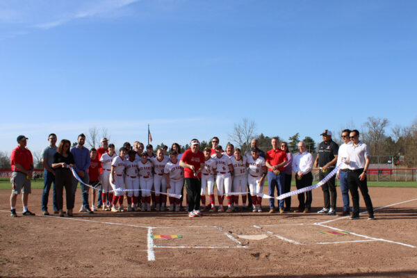 Jamesville-DeWitt Softball ribbon cutting