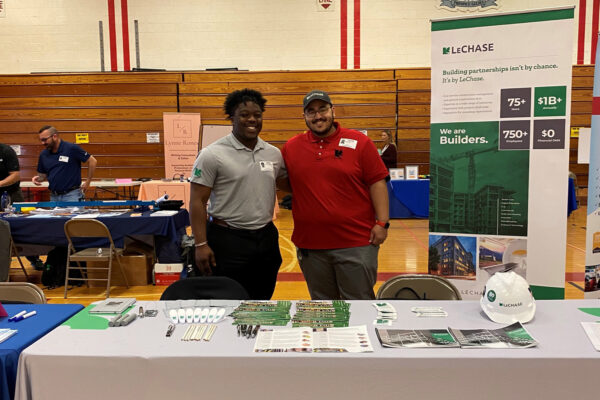 LeChase Capital Region team at Career Fair