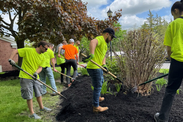 Rochester team volunteering at Day of Caring