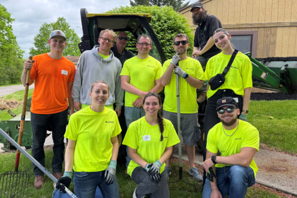 Rochester team volunteering at Day of Caring