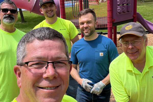 Rochester team at Day of Caring