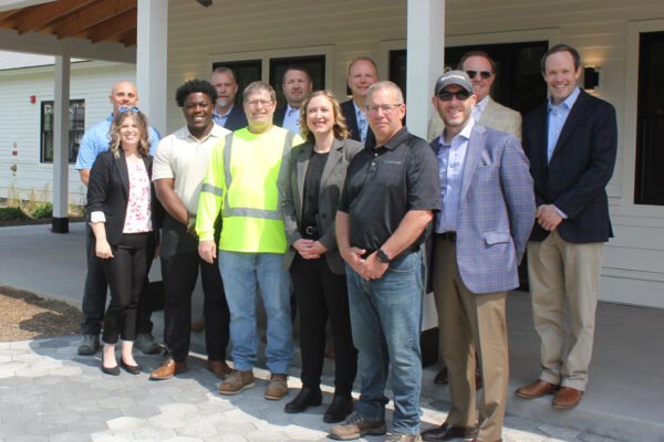 LeChase team at the Charlton School Ribbon Cutting