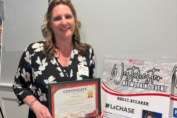 Michele at WCOE Event