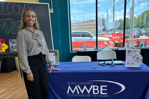 Denise at NC MWBE Coordinators Event