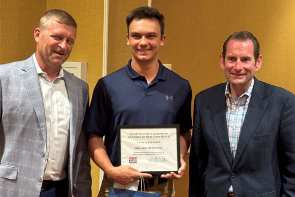 Michael Stafford at AGC Construction Leadership Academy Graduation