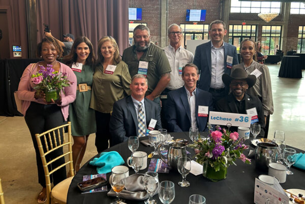 LeChase team at CMS Schoolanthropy Lunch