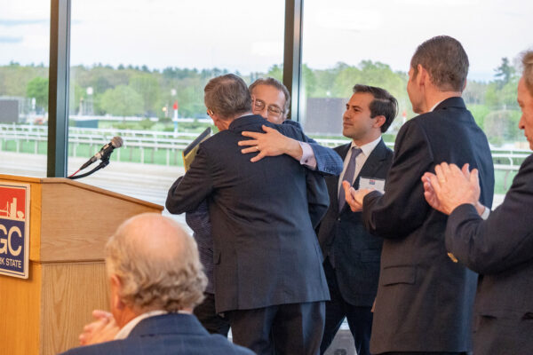 Wayne and Ray Jr. at AGC Distinguished Service Award ceremony