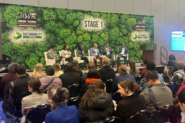Ken on the sustainability panel at the NY Build Expo