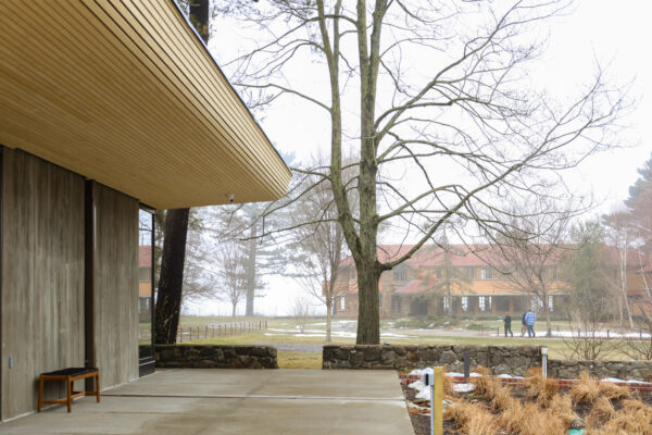 View of the Graycliff Estate from the new visitor center