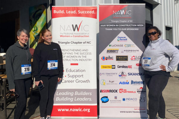 LeChase team at NAWIC Triangle 5K