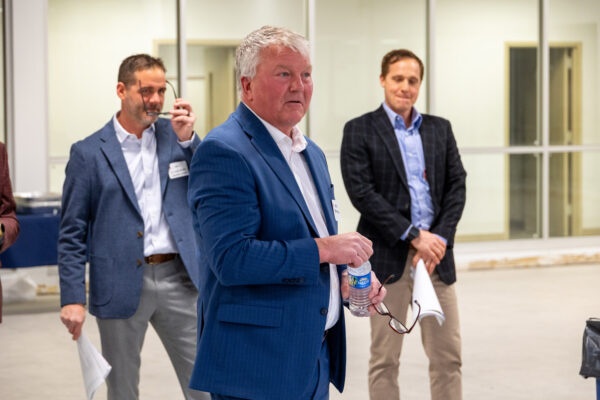 Greg Barkstrom speaking at the event