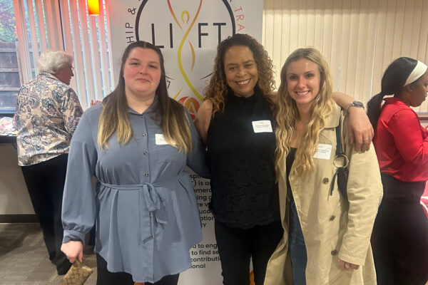 Buffalo team at the networking event