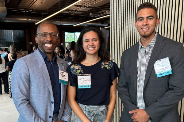 Vincent and other mentors at the Charlotte ACE Program banquet