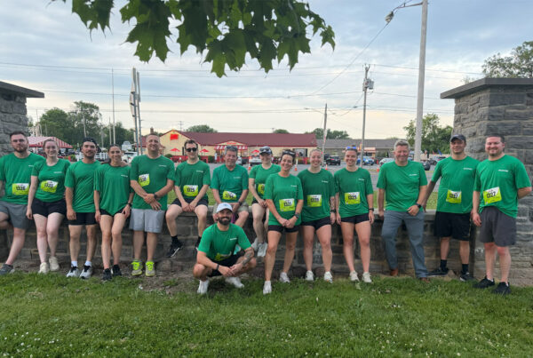 Central NY team at the Syracuse Workforce Run