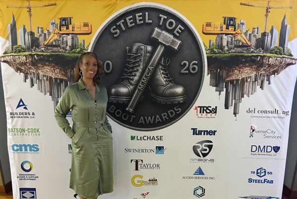 Denise attends the MMCA Steel Toe Boot Awards.