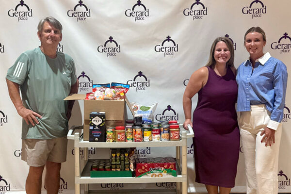 The Buffalo office came together to host a food drive to help local families in need.