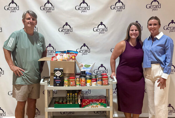 The Buffalo office came together to host a food drive to help local families in need.